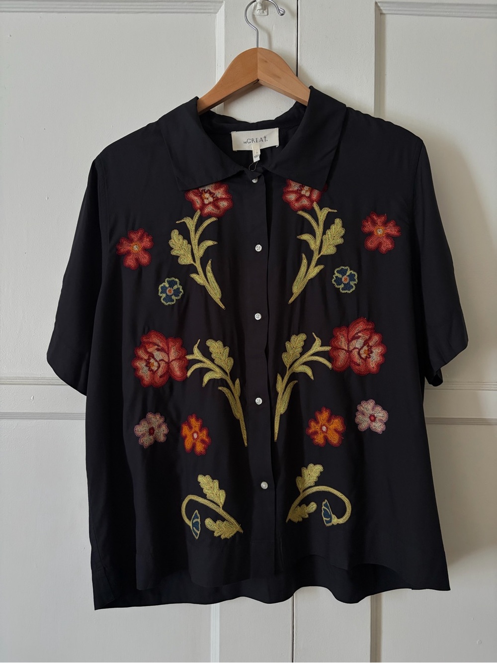 The GREAT. The Embroidered Paloma Top • NWT - Picture 5 of 9
